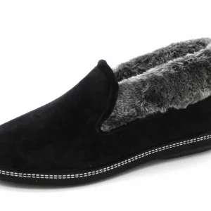 192-99-016 Dames Pantoffel-Gesloten Ongevoerd Relax W23-05-1 Zwart  (3465)