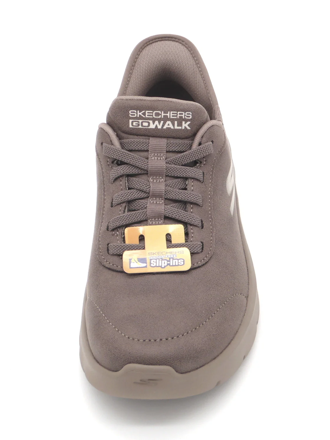 142-19-003 Dames Instappers Sportief Skechers Slip-Ins Go Walk Flex-Mali 124837 BRN Donkerbeige (3443) - Afbeelding 4