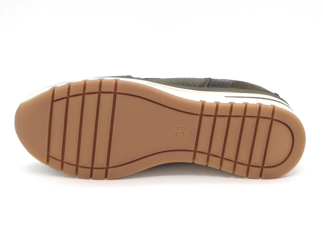 133-69-003 Dames Veterschoenen Sneaker Marco Tozzi 23767-726 Donkergroen (3366) - Afbeelding 5