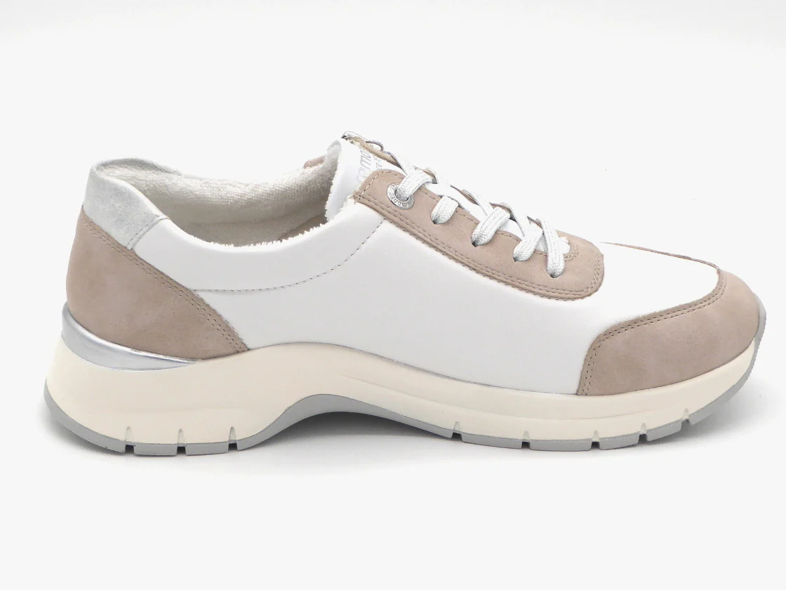 133-09-005 Dames Veterschoenen Sneaker Remonte D0G09-81 Wit Combi Wijdte H (2609) - Afbeelding 3
