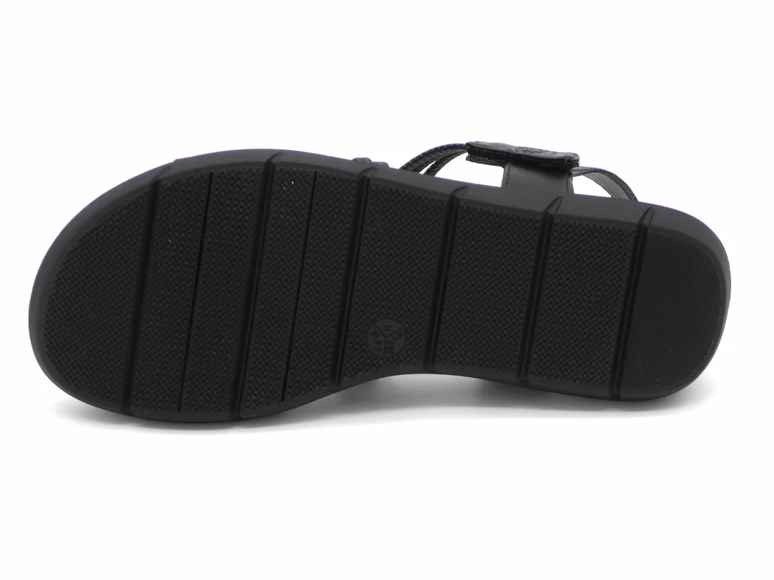 153-99-016 Dames Sandalen Mode Jana 28766-001 Zwart Wijdte H (2528) - Afbeelding 5