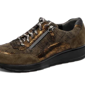 131-29-003 Dames Veterschoenen  Comfort Durea 6263-685-9854 Donkerbruin Wijdte H (850)