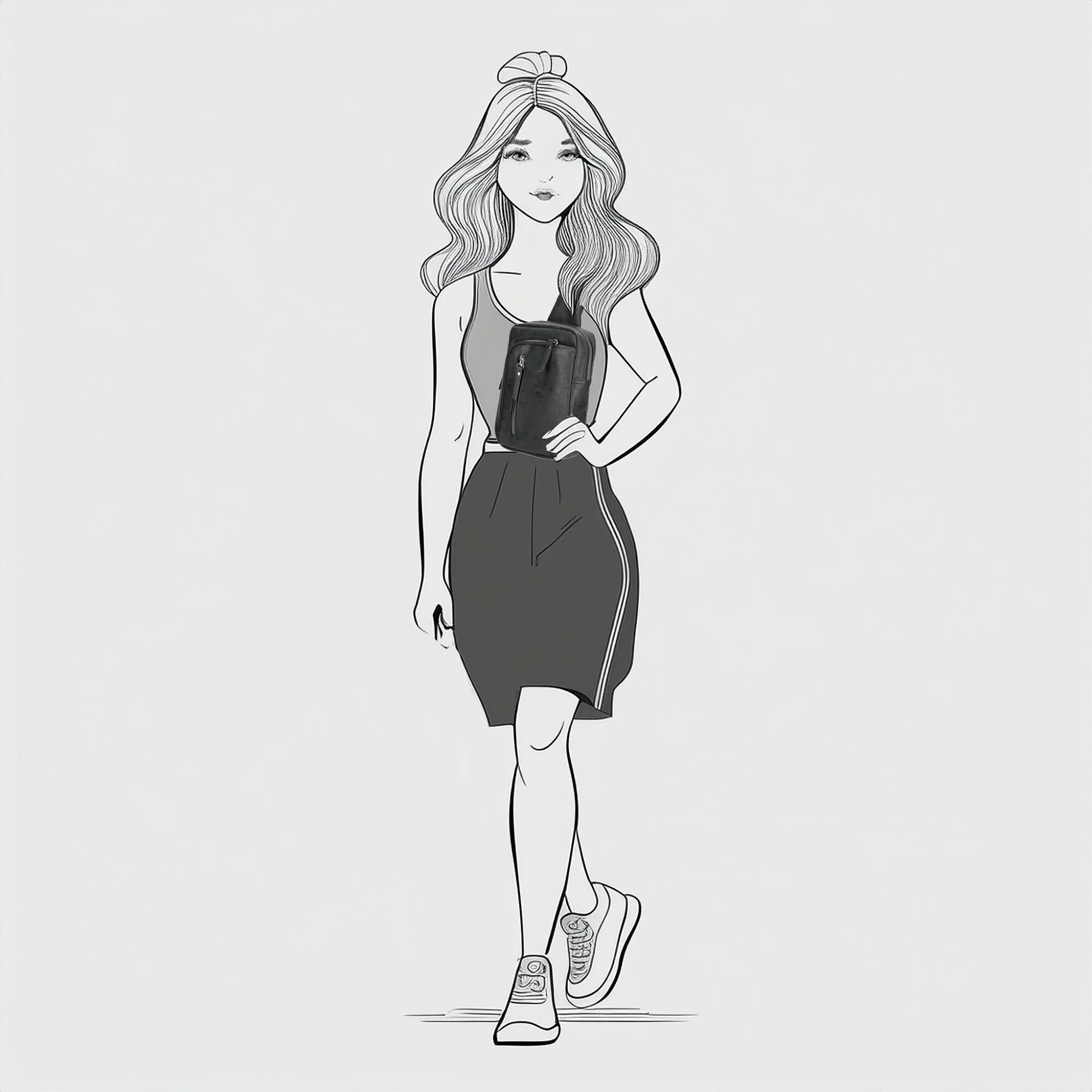 95-66922-001 Lederwaren Dames Schoudertas Klein Enrico Benetti 66922-001 Zwart (1033) - Afbeelding 3