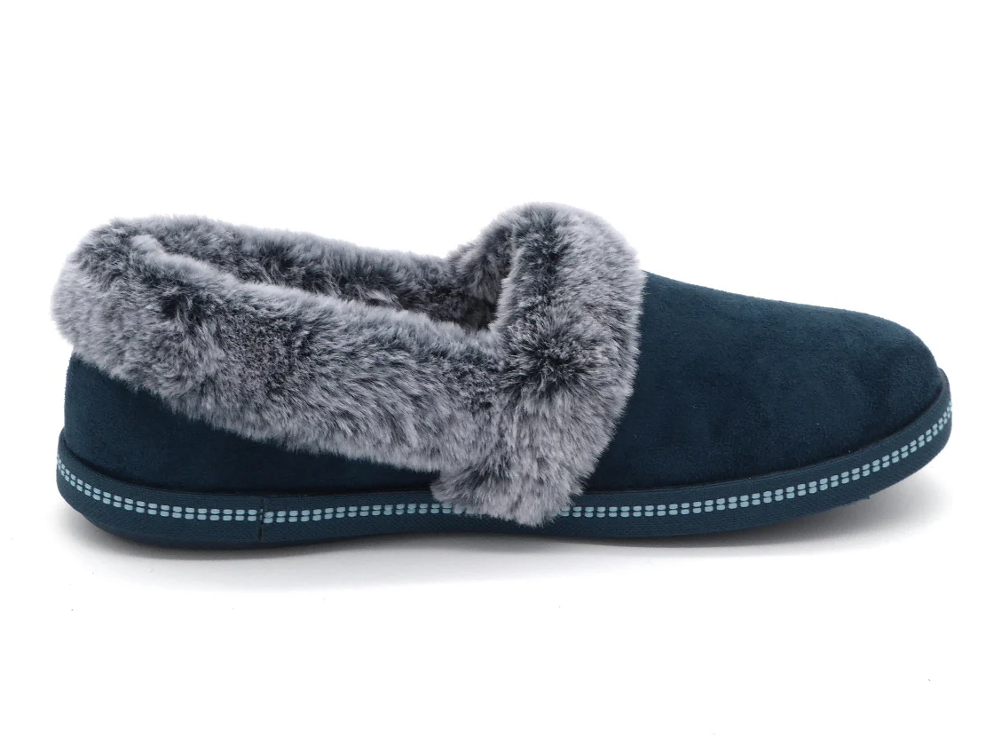 192-79-005 Dames Pantoffel-Gesloten Ongevoerd Skechers Cozy Campfire-Team Toasty 32777 NVY Donkerblauw (2822) - Afbeelding 3