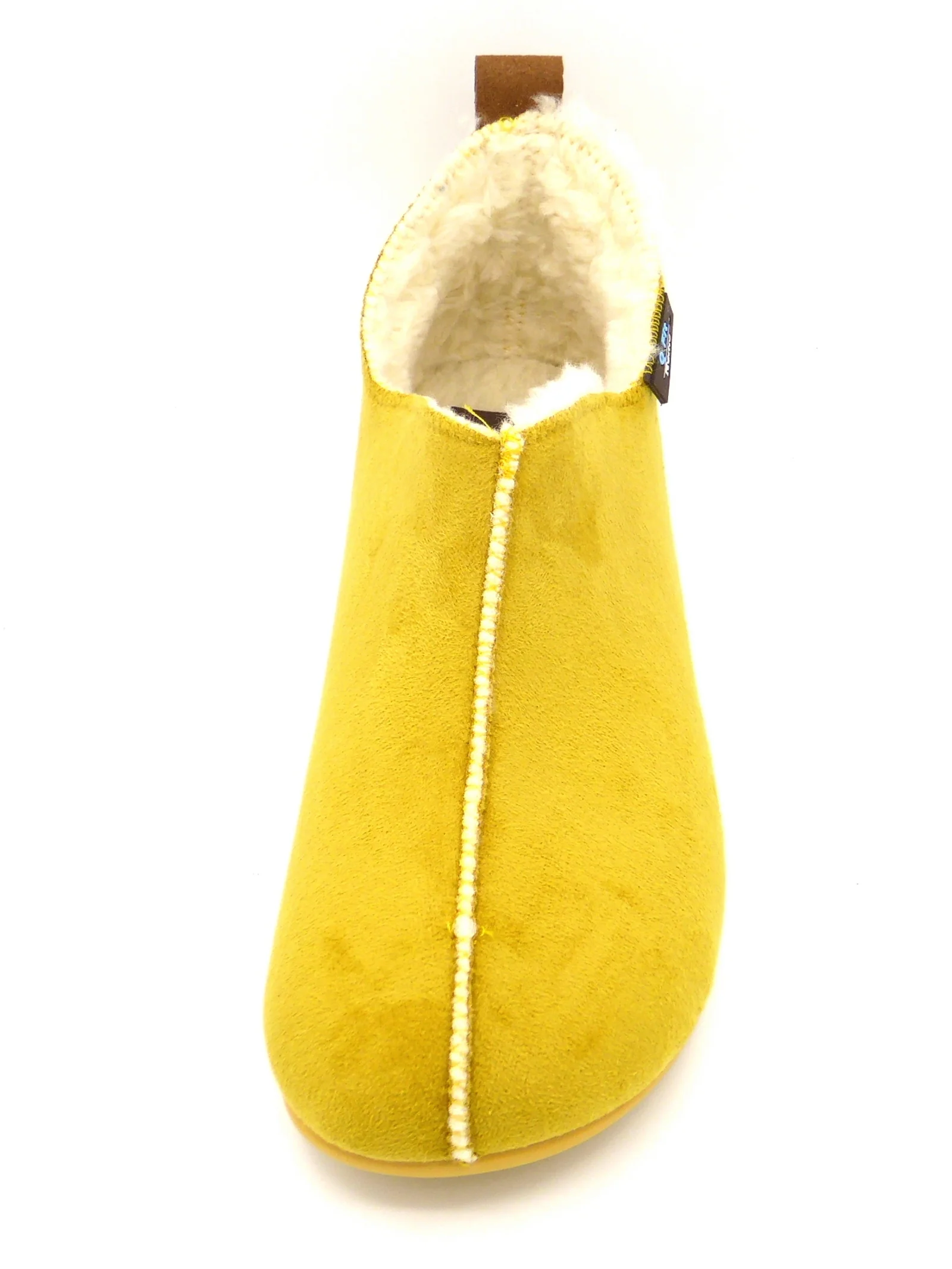 193-41-001 Dames Pantoffel-Gesloten Gevoerd Q-Fit Madrid 3300.2.003 Geel (2030) - Afbeelding 4