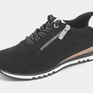 133-99-015 Dames Veterschoenen  Sneaker Marco Tozzi 23781-010 Zwart  (2541)