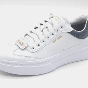 132-01-010 Dames Veterschoenen  Sportief Skechers Cordova Classic Best Behavior 185060 WBL Wit  (2678)