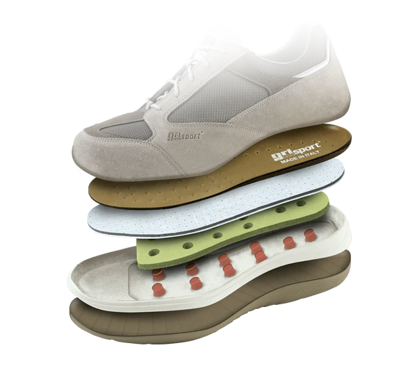 231-19-002 Heren Veterschoenen Comfort Grisport Active 43011-11 Donkerbeige (2619) - Afbeelding 8