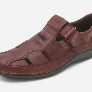 212-25-002 Heren Bandschoen Sportief Rieker 05284-24 Middenbruin Wijdte H (2584)