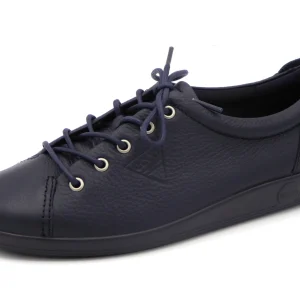 132-79-002 Dames Veterschoenen  Sportief Ecco Soft 2.0 / 206503-11038 Donkerblauw  (2053)