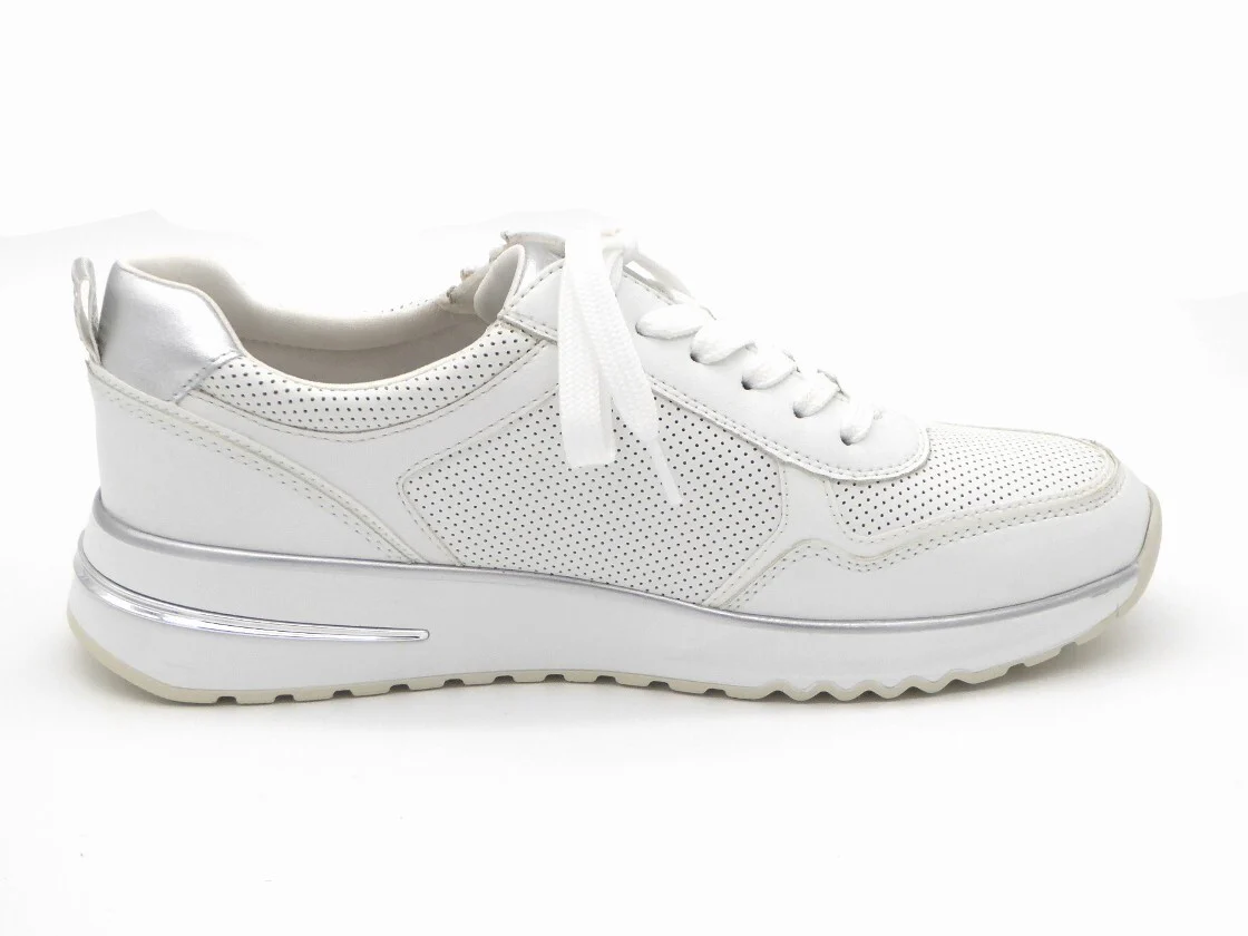 133-01-019 Dames Veterschoenen Sneaker Marco Tozzi 23770-197 Wit (2921) - Afbeelding 3