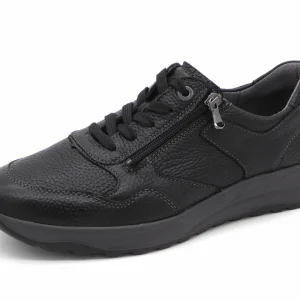 231-99-016 Heren Veterschoenen Comfort Waldlaufer 662002-199-001 Zwart Wijdte K (3283)