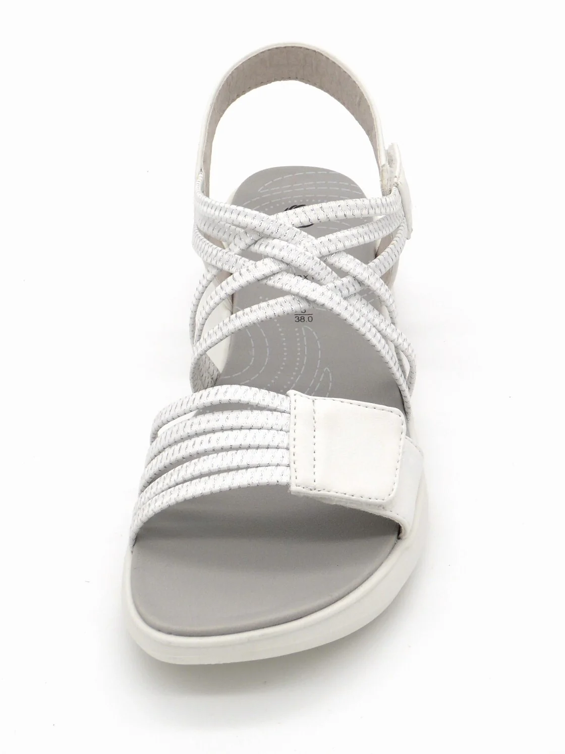 153-01-004 Dames Sandalen Mode Jana 28766-191 Wit Wijdte H (2911) - Afbeelding 4