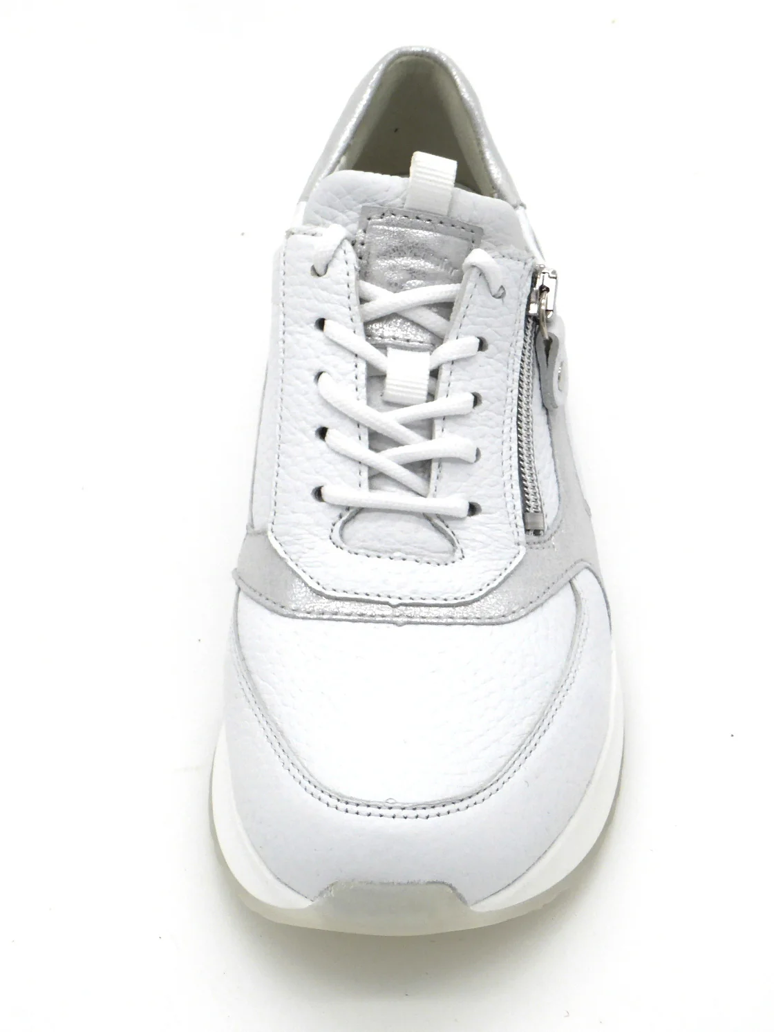 131-01-007 Dames Veterschoenen Comfort Waldlaufer 752002-201-663 Wit Wijdte H (1410) - Afbeelding 4