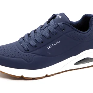 232-79-002 Heren Veterschoenen Sportief Skechers Uno Stand on Air 52458 NVY Donkerblauw  (1904)