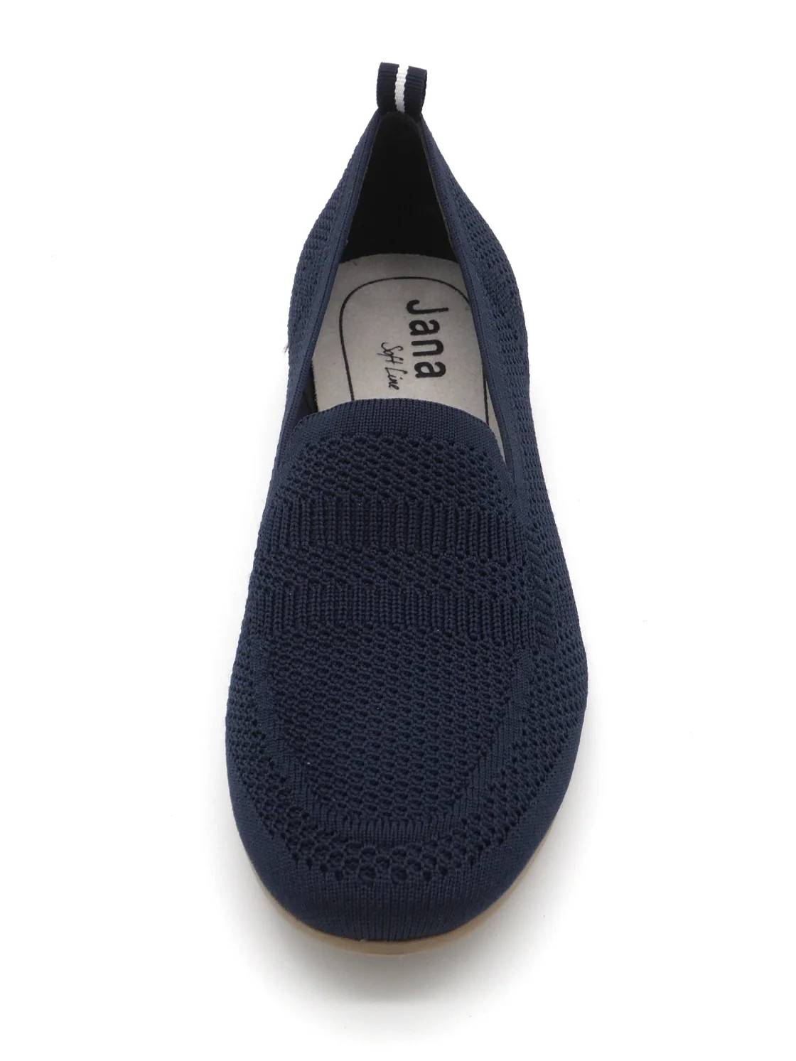 143-79-008 Dames Instappers Ballerina Jana 24266-80E Donkerblauw Wijdte H (3488) - Afbeelding 4
