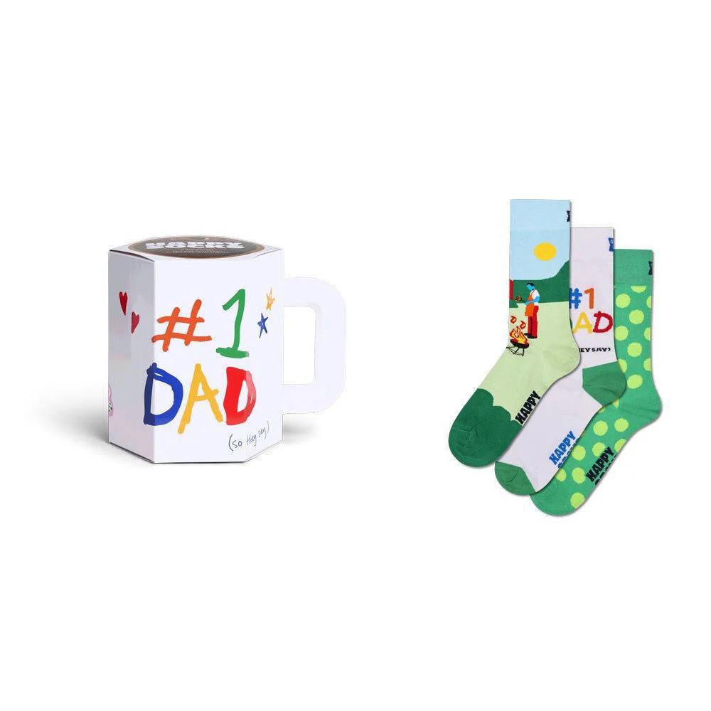 3-Pack No1 Dad Socks Gift Set P004661 - Afbeelding 2