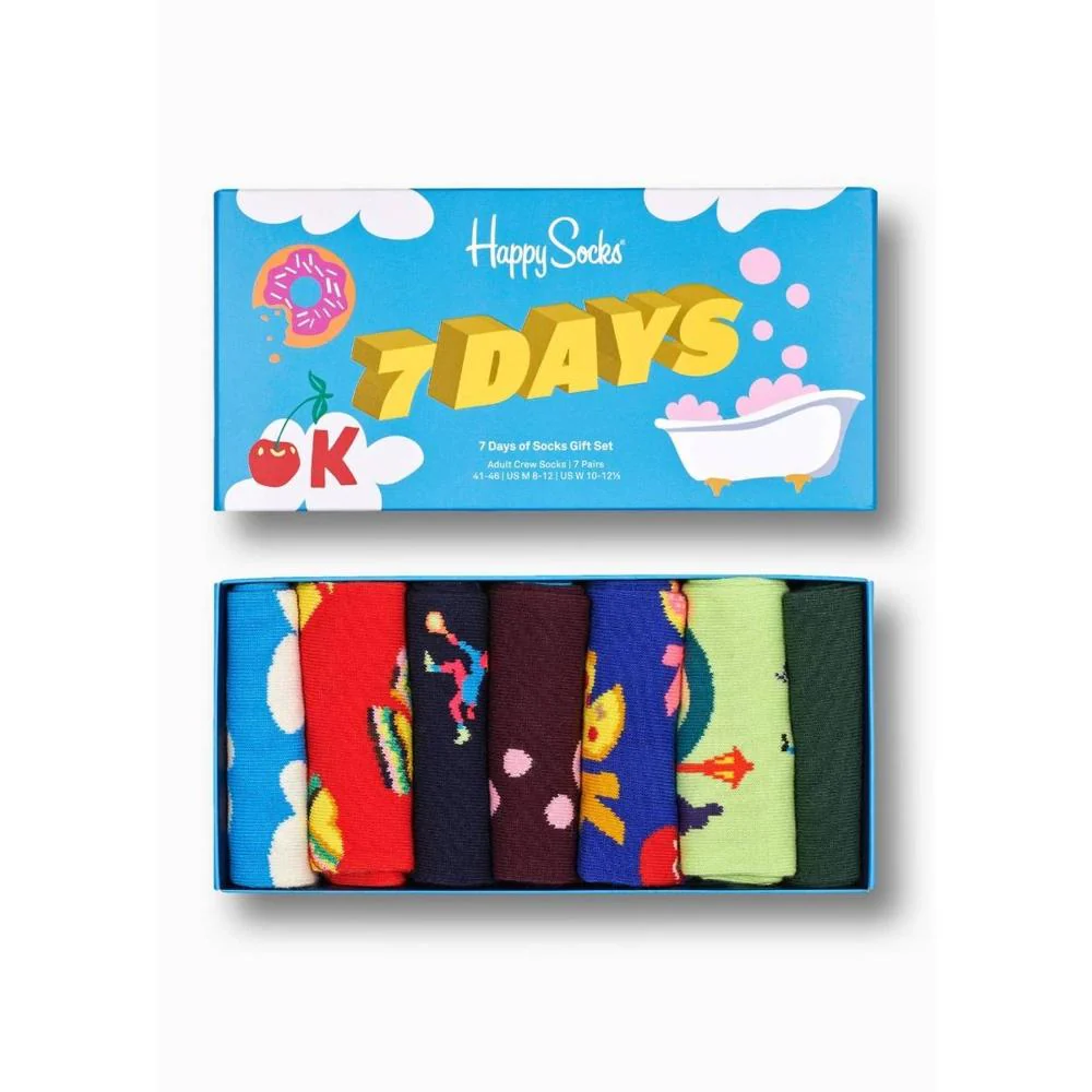 &-Pack 7Day Socks Gift Set 7P XSEV15 - Afbeelding 2