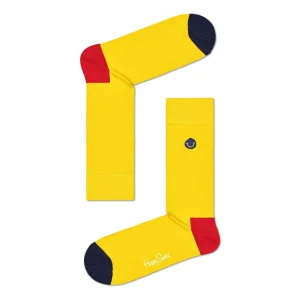 Embroidery Smiley Sock BESM01