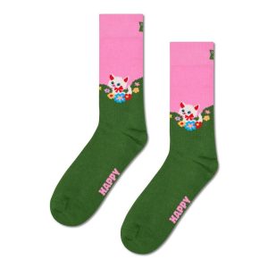 Kitten and Flowers Sock P003188