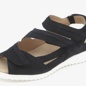 151-79-002 Dames Sandalen Comfort Durea 7413-218-8829 Donkerblauw Wijdte H (2516)