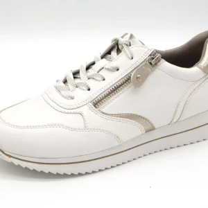 133-01-010 Dames Veterschoenen  Sneaker Jana 23774-196 Wit Wijdte H (3483)