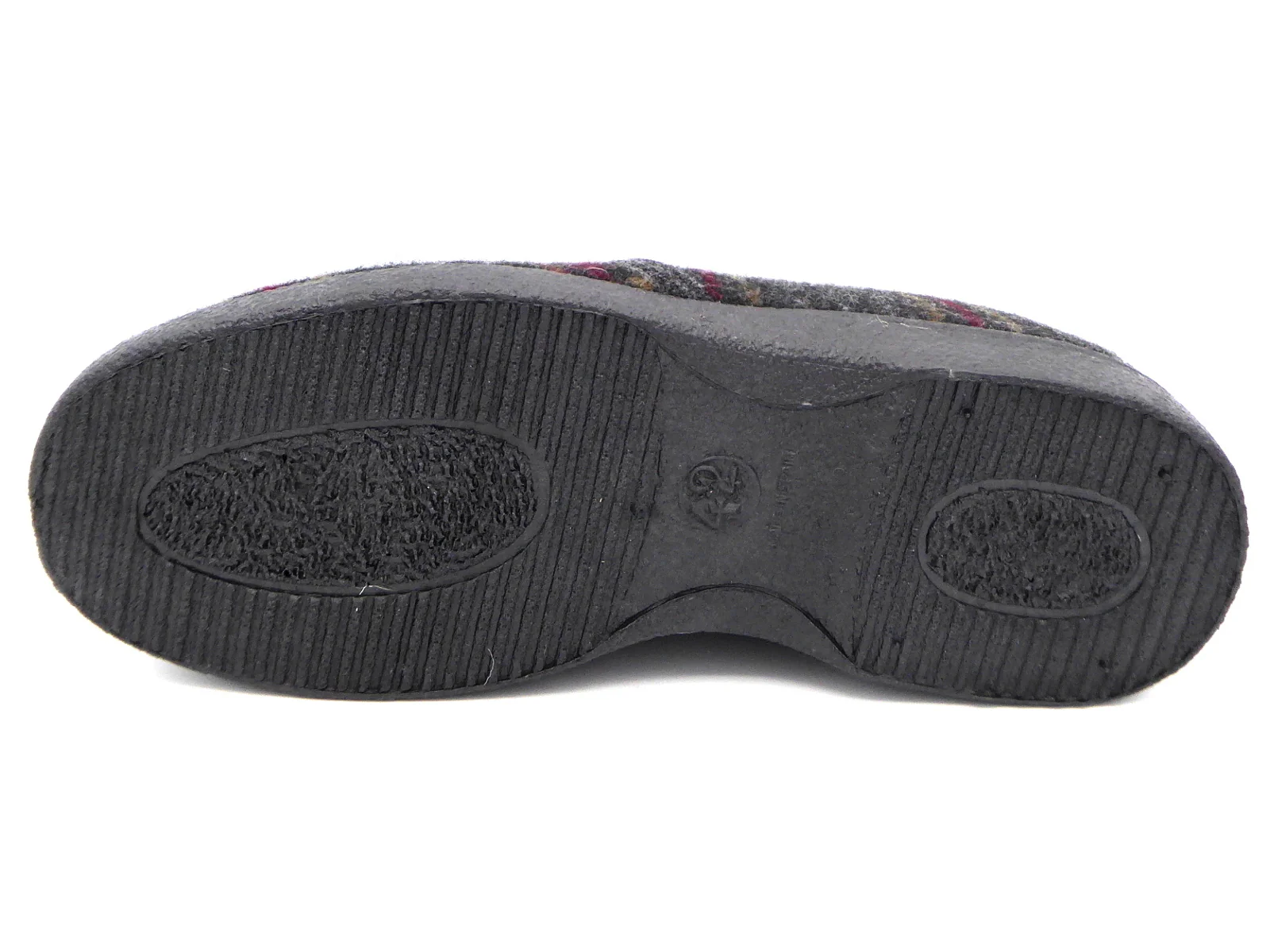 293-91-001 Heren Pantoffel-Gesloten Gevoerd Neles 50204-L Zwart Combi (408) - Afbeelding 5