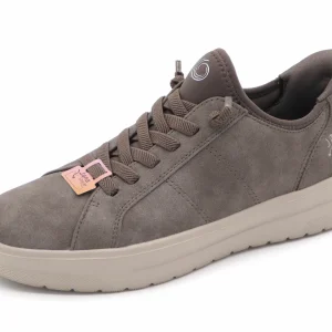 142-19-004 Dames Instappers Sportief Jana 23764-231 Donkerbeige Wijdte H (3349)