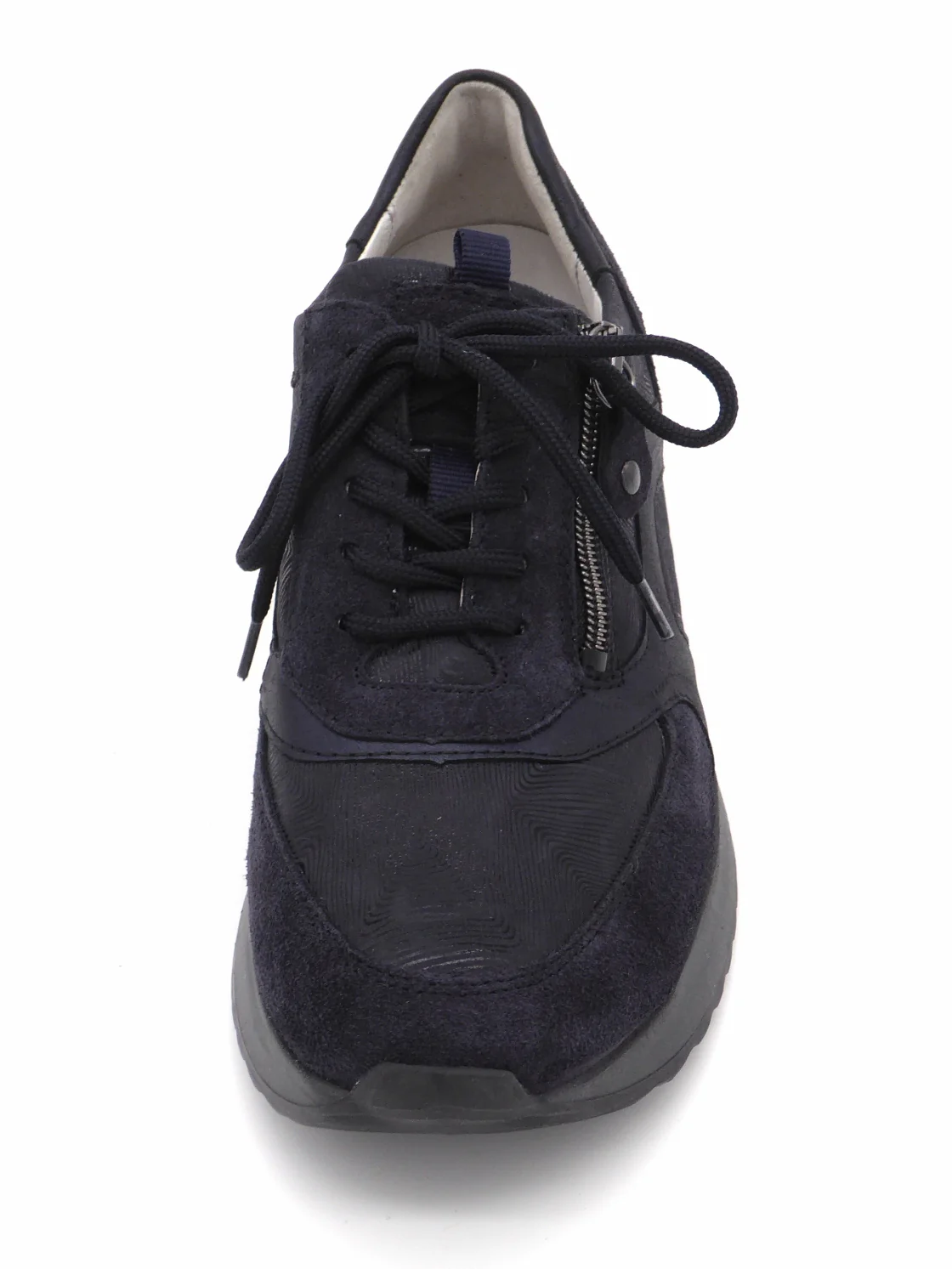 131-79-009 Dames Veterschoenen Comfort Waldlaufer 7520047-404-194 Donkerblauw Wijdte H (3289) - Afbeelding 4