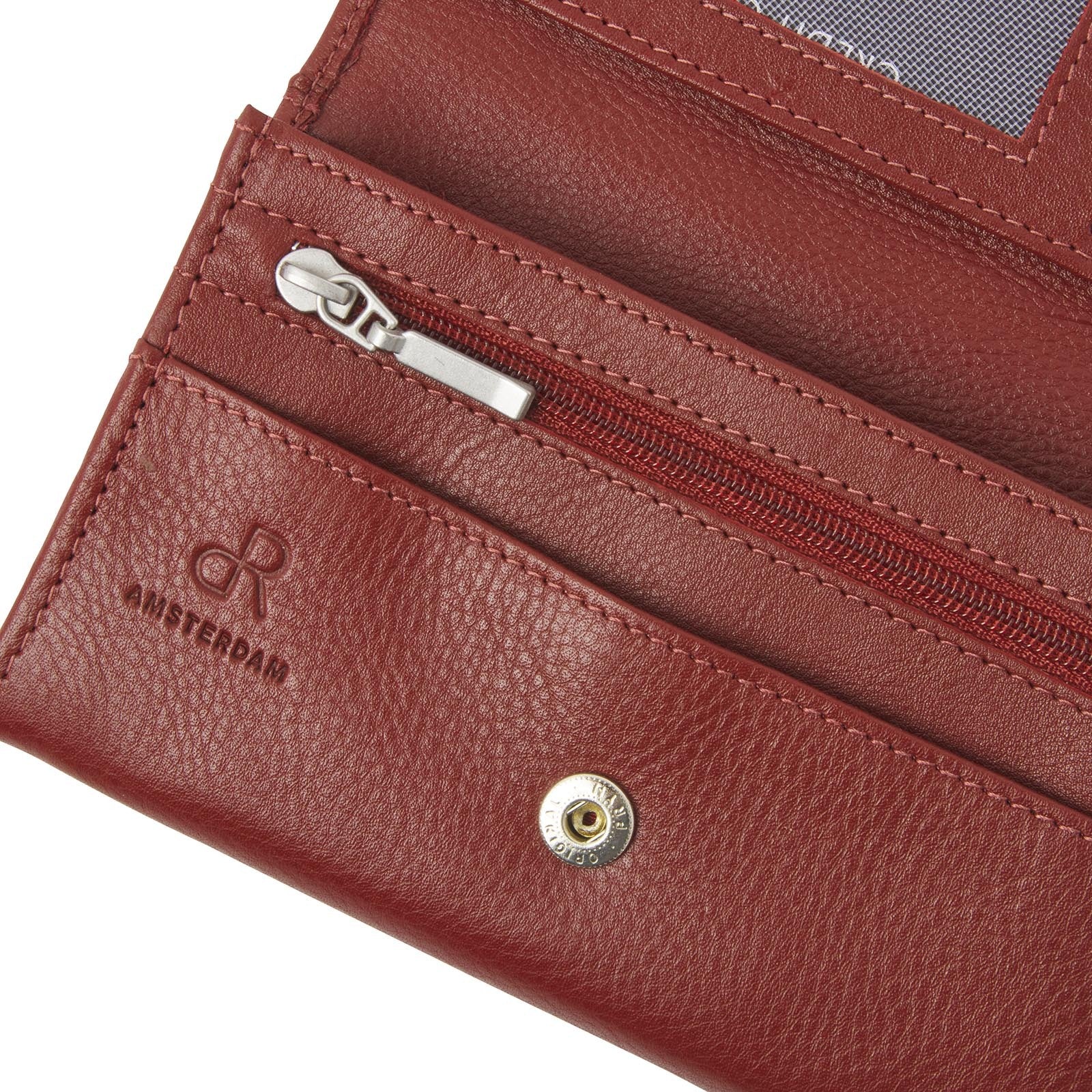 91-15158-3 Dames Dames Portemonnee Ritsvak HJ de Rooy Toronto 15158 Donkerrood (3059) - Afbeelding 4