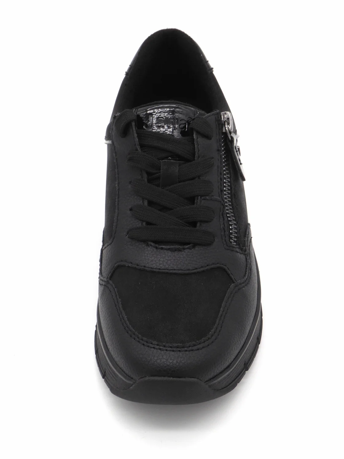 133-99-024 Dames Veterschoenen Sneaker Jana 23762-007 Zwart Wijdte H (3345) - Afbeelding 4