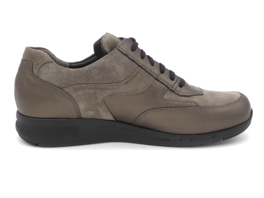 131-89-004 Dames Veterschoenen Comfort Durea Go 6260-688-1122 Donkergrijs Wijdte K (2791) - Afbeelding 3