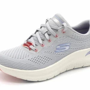 132-81-005 Dames Veterschoenen  Sportief Skechers Arch Fit 2.0 Big League 150051 LGMT Lichtgrijs  (2676)