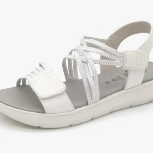 153-01-004 Dames Sandalen Mode Jana 28766-191 Wit Wijdte H (2911)