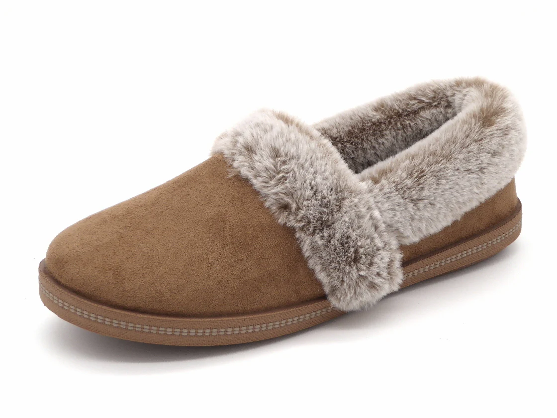 192-25-003 Dames Pantoffel-Gesloten Ongevoerd Skechers Cozy Campfire Team Toasty 32777 CSNT Middenbruin (3441)