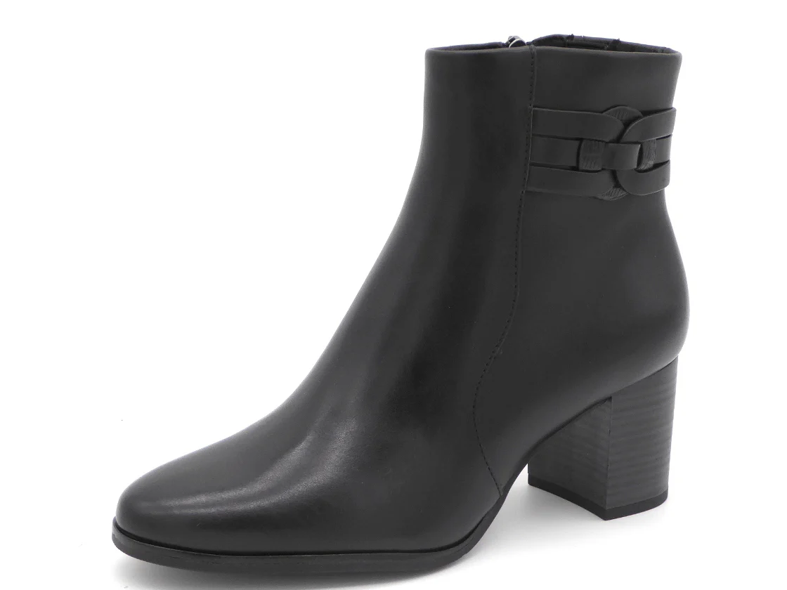 171-99-012 Dames Hoge Schoenen Boot Hak Marco Tozzi 25326-098 Zwart (2729) - Afbeelding 2