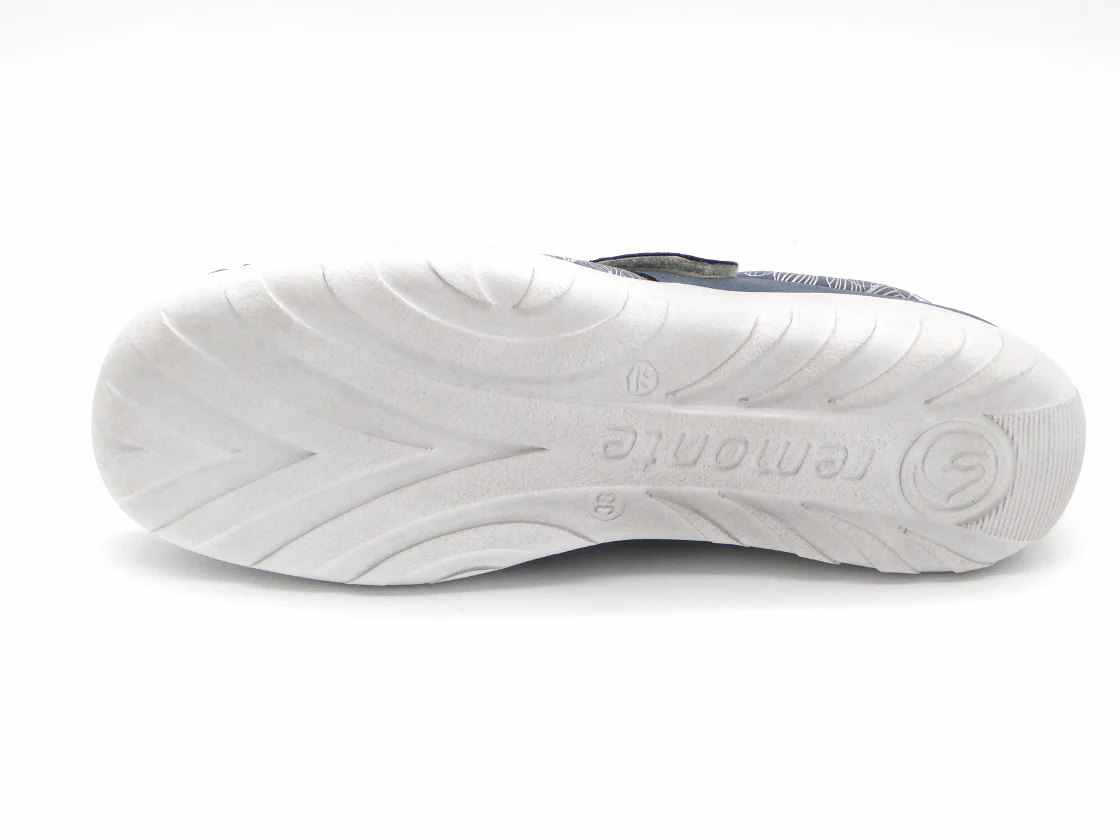 113-75-001 Dames Bandschoenen Mode Remonte R3510-12 Middenblauw Wijdte G (1866) - Afbeelding 5