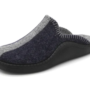 182-79-006 Dames Pantoffel-Muilen Ongevoerd Josef Seibel 54702-506 Monaco 62 Donkerblauw  (3402)