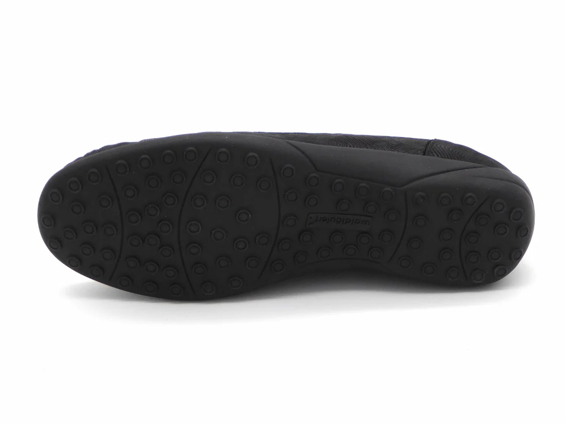 141-99-006 Dames Instappers Comfort Waldlaufer 640004-101-001 Zwart Wijdte K (3297) - Afbeelding 5