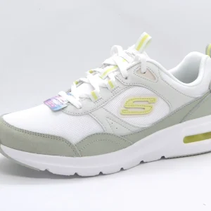 132-09-001 Dames Veterschoenen Sportief Skechers Skech-Air 149947 WGR Wit Combi (2390)