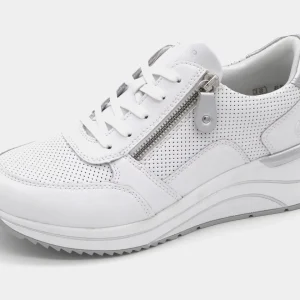 133-01-013 Dames Veterschoenen  Sneaker Remonte DOT06-80 Wit Wijdte H (2602)