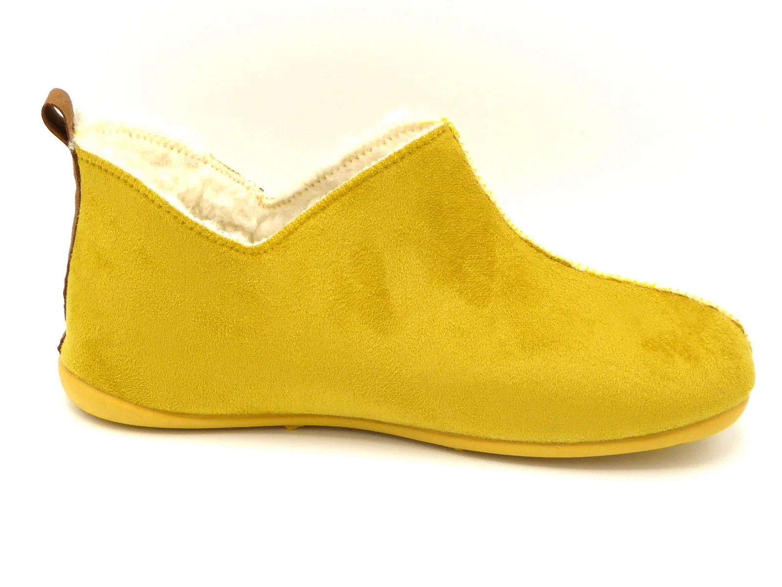 193-41-001 Dames Pantoffel-Gesloten Gevoerd Q-Fit Madrid 3300.2.003 Geel (2030) - Afbeelding 3