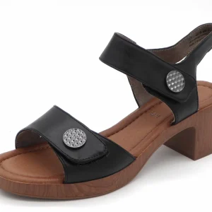 104-99-003 Dames Hakschoenen Sandalette Jana 28363-001 Zwart Wijdte H (2525)