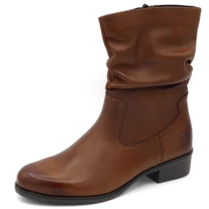 173-25-001 Dames Hoge Schoenen Laars Hak Remonte D6886-22 Middenbruin  (130)