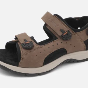 252-19-005 Heren Sandalen Sportief Rieker 26951-25 Donkerbeige (2589)