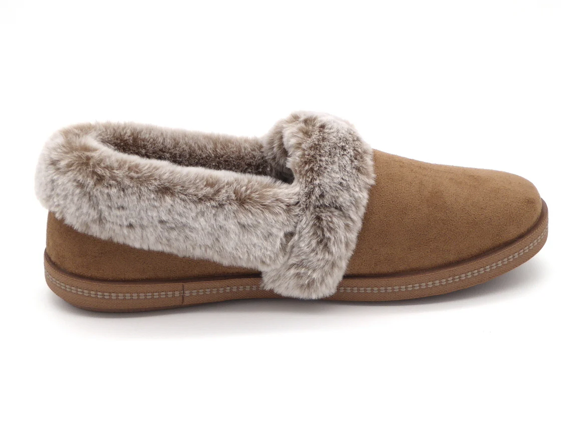 192-25-003 Dames Pantoffel-Gesloten Ongevoerd Skechers Cozy Campfire Team Toasty 32777 CSNT Middenbruin (3441) - Afbeelding 3