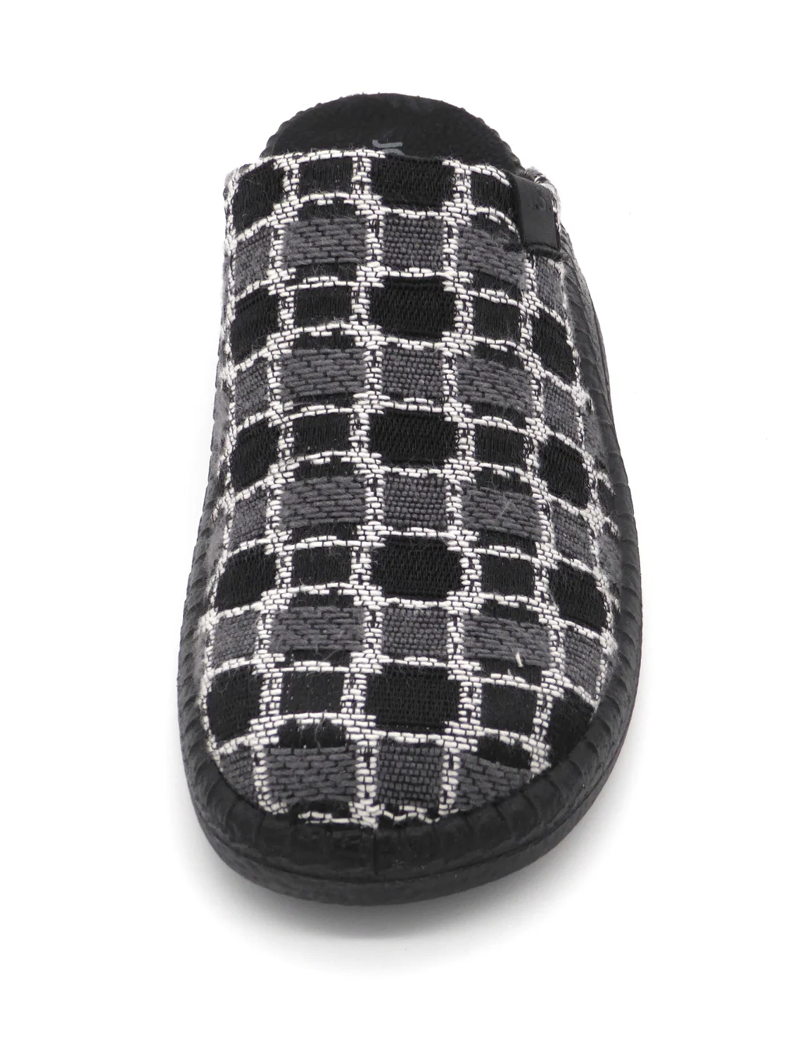 182-91-002 Dames Pantoffel-Muilen Ongevoerd Josef Seibel 54703-102 Monaco 03 Zwart Combi (3407) - Afbeelding 4