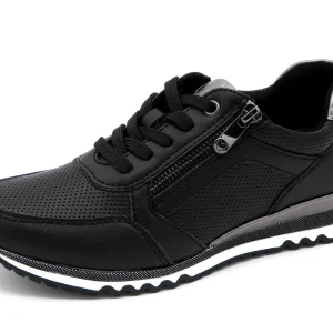133-99-025 Dames Veterschoenen  Sneaker Marco Tozzi 23782-091 Zwart  (2118)