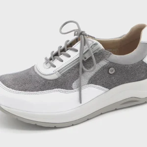 132-81-004 Dames Veterschoenen  Sportief Wolky Cupar 0097591-200 Lichtgrijs  (2554)