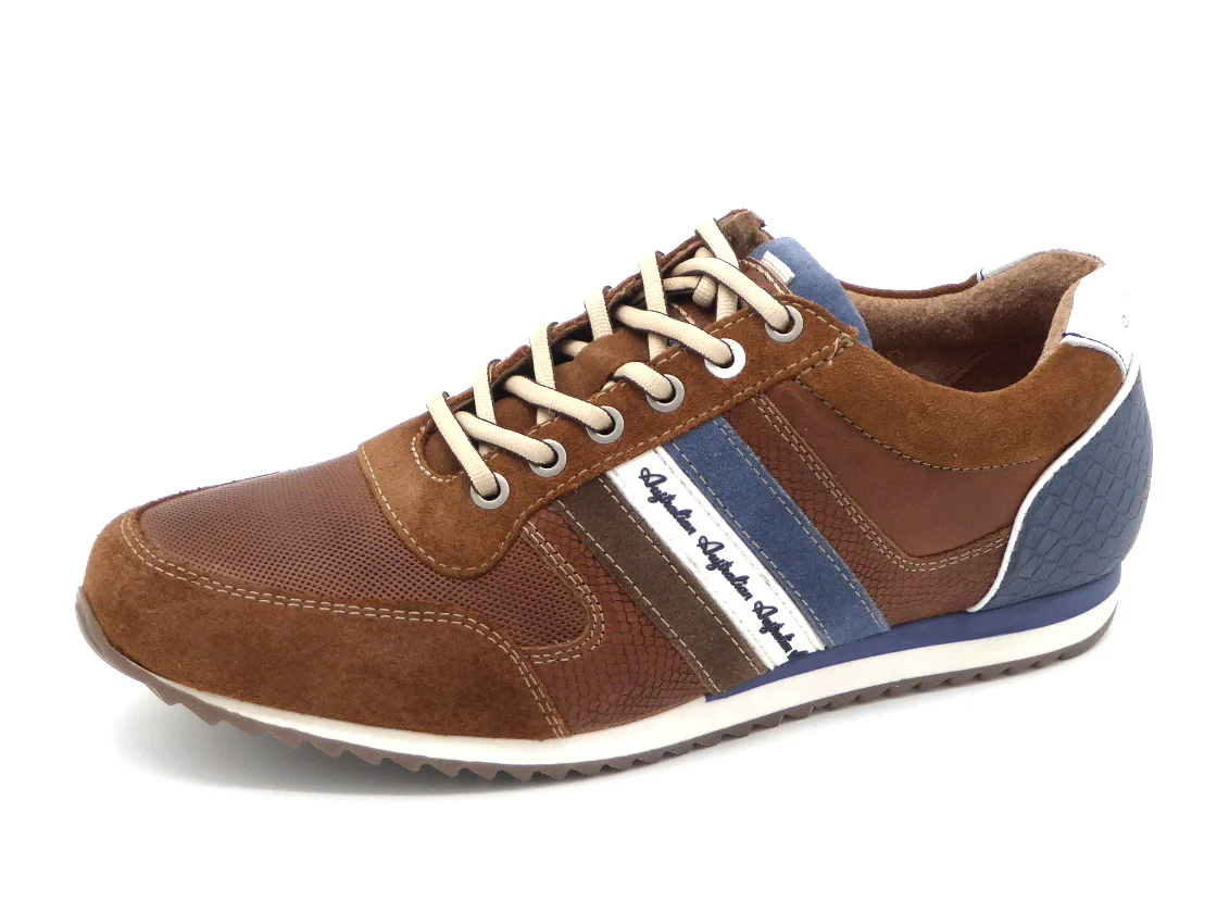 232-25-007 Heren Veterschoenen Sportief Australian Camaro 15.1547.02-T30 Middenbruin (2630) - Afbeelding 2